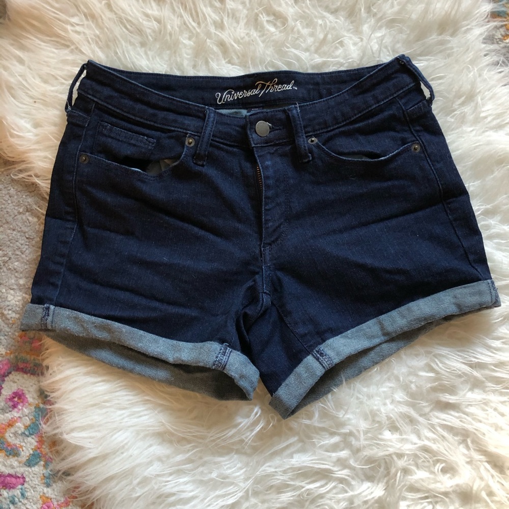 Denim shorts